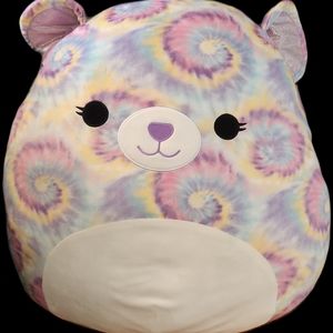 Squishmallow 20” Jonessa The Bear Tie Dye Plush EXCLUSIVE